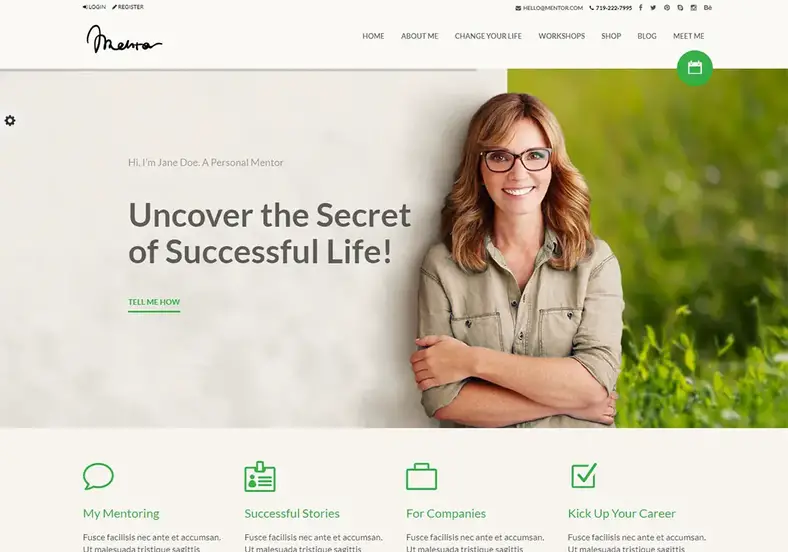 Tema WordPress Mentor