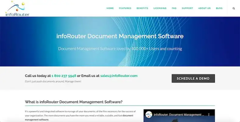 InfoRouter dokumenthåndteringsværktøj