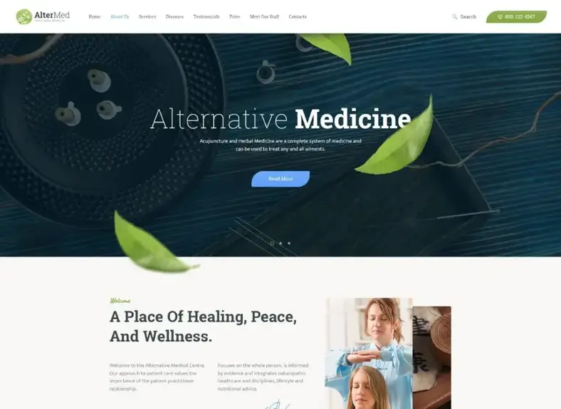 Avicenne |  Thème WordPress pour la médecine alternative
