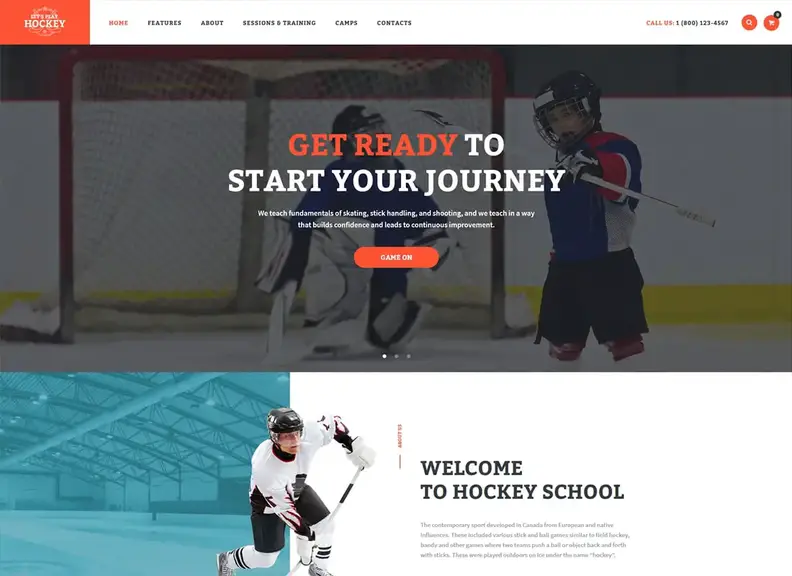 oynayalım |  Hokey ve Spor Okulu WordPress Teması