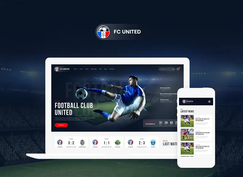 United FC |  Tema WordPress di calcio, sport di calcio