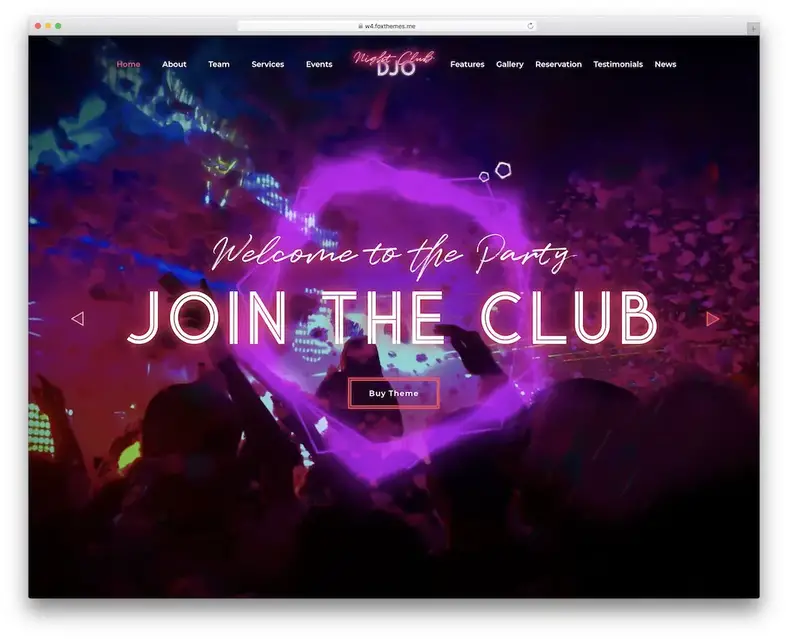 tema disko djo wordpress