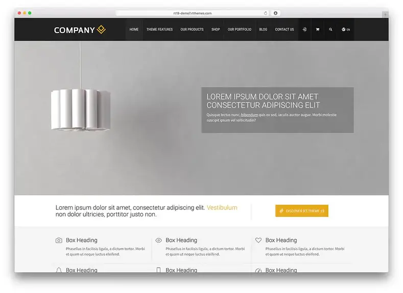 rttheme 19 - tema corporativo responsivo