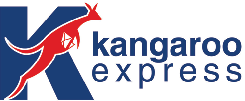 Logotipo da Kangaroo Express Company