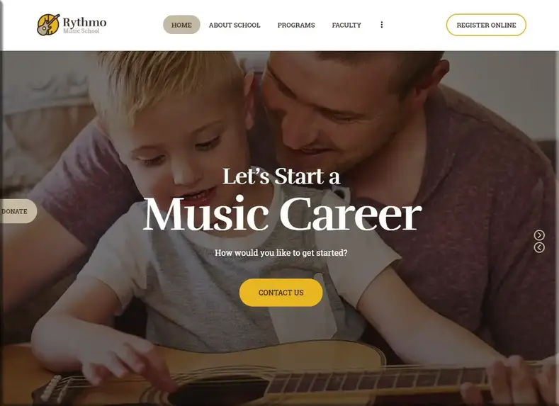 Ritmo |  Tema WordPress Escola de Música