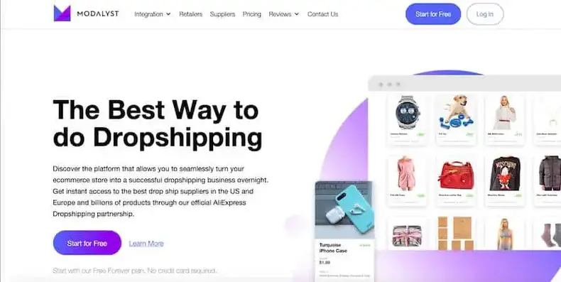 Modalyst - تحويل أعمال التجارة الإلكترونية الخاصة بك