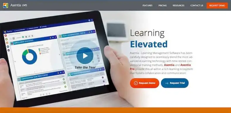Asentia LMS - teknologi pembelajaran online modern