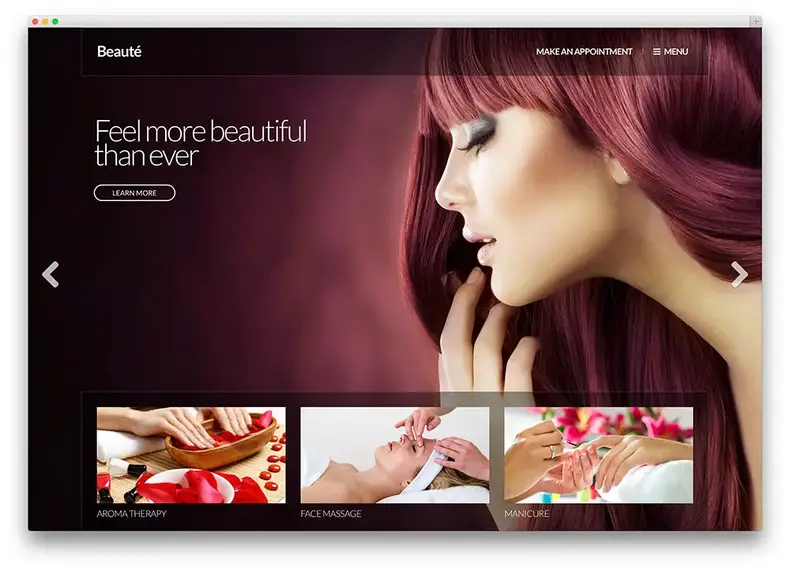 beau - Thème WordPress SPA