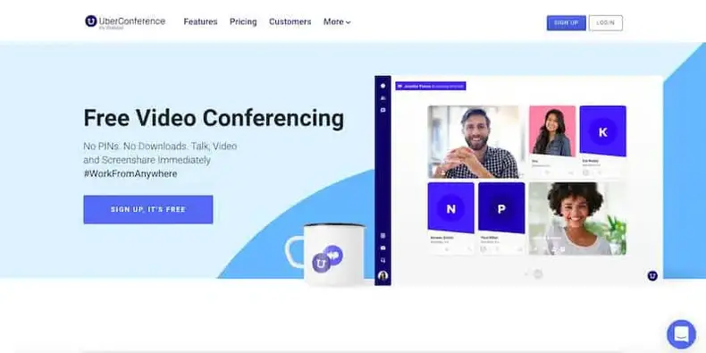 UberConference: مؤتمرات صوتية مستندة إلى مجموعة النظراء