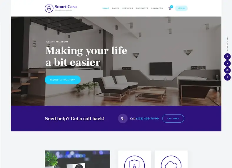 Smart Casa - Thème WordPress pour la domotique et les technologies