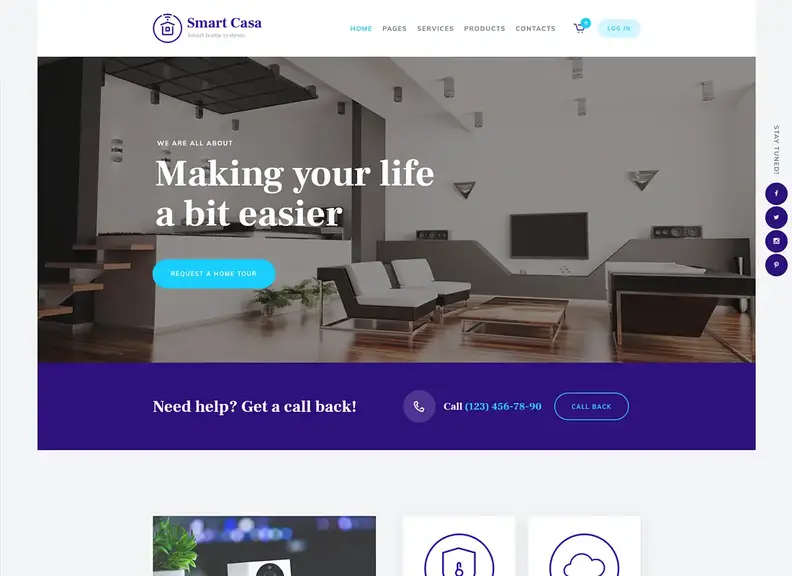 Smart Casa - Tema WordPress per la domotica e le tecnologie