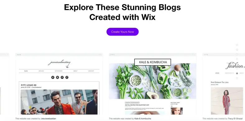 Wix blogok