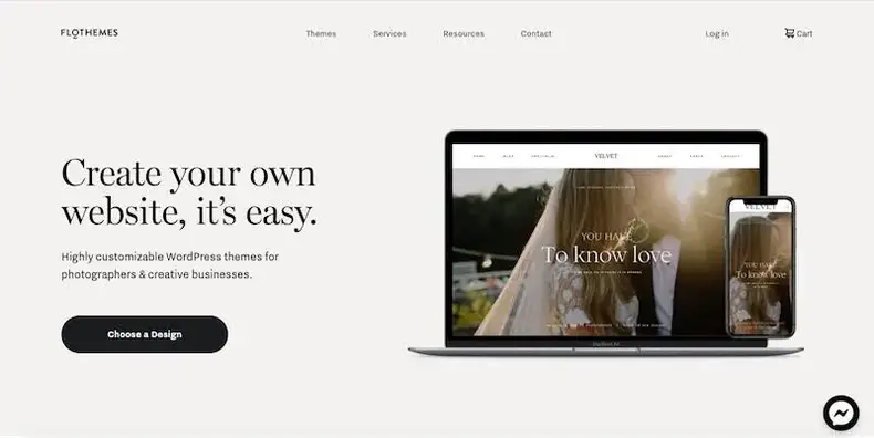 Flothemes - Perangkat Lunak Pembuat Situs Web