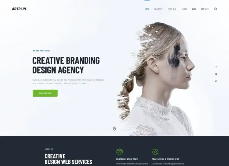 Artère |  Thème WordPress pour agence de création et studio web