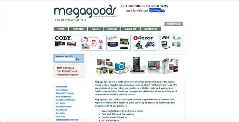 Megagoods - drop shipping platform