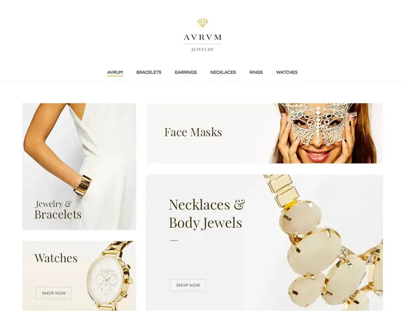 aurum-minimaliste-bijoux-thème-woocommerce