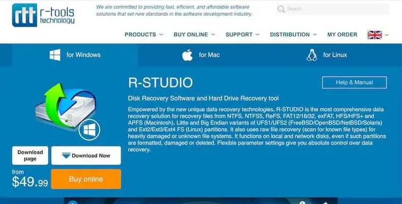 Bedste R Studio Data Recovery Software