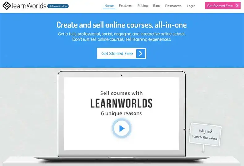 Learnworlds anmeldelse