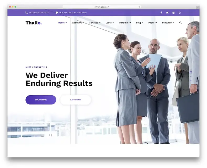 thallo consultoria tema wordpress