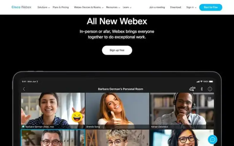 Gambar sampul Cisco Webex