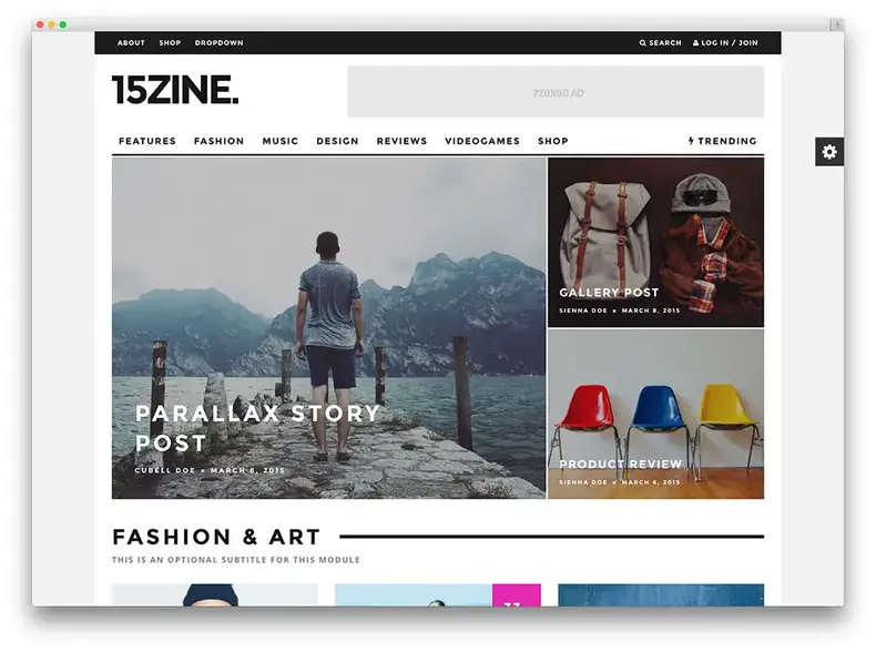 15zine çok amaçlı dergi teması