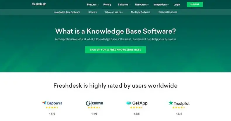 Freshdesk - Knowledge Base -værktøj