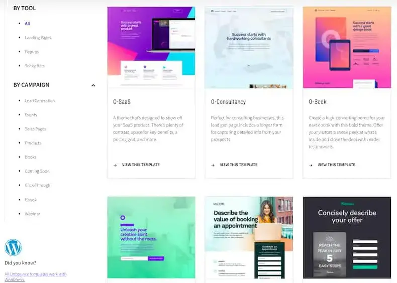 Unbounce - Template Halaman Landing