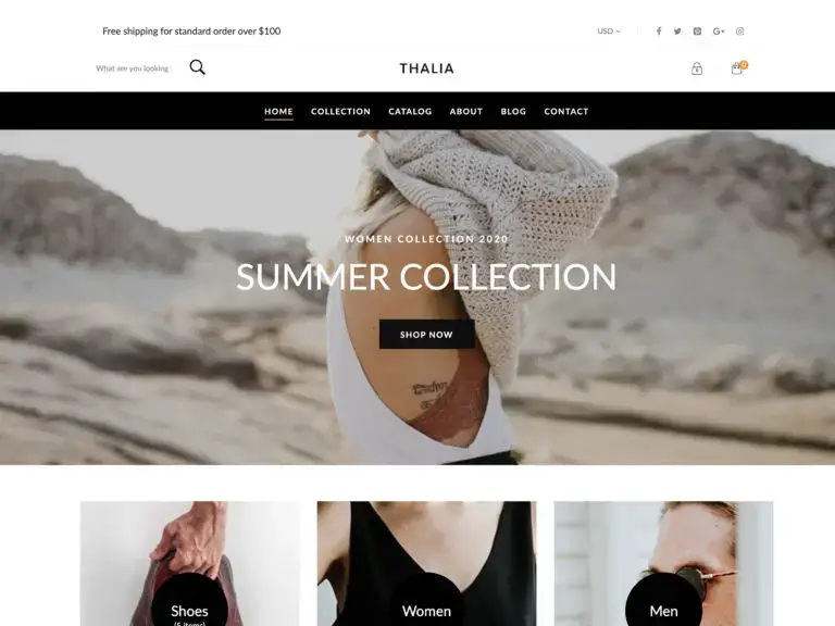 Tema Thalia Best Shopify